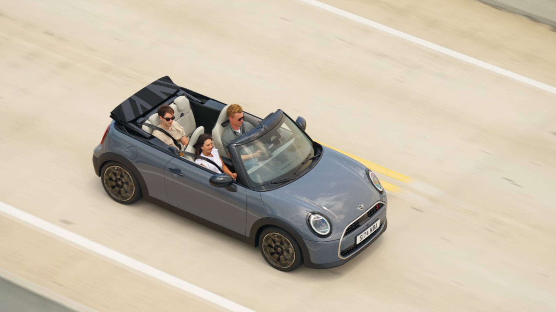 Mini Cooper S Convertible meets the Mercedes-Benz Luxury Unimog