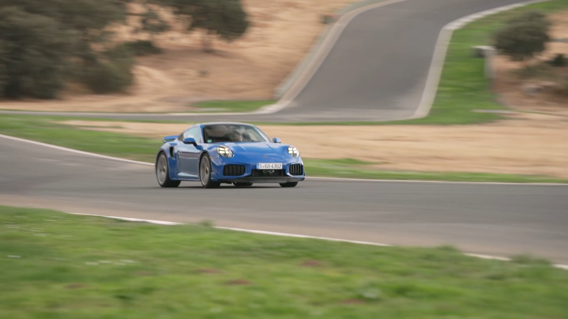 The Porsche combines speed with technology